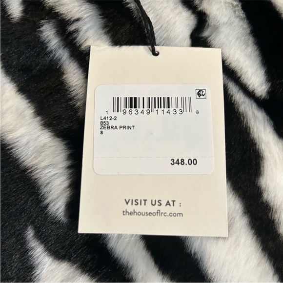 Zebra Print Faux Fur Jacket - Picture 4 of 16